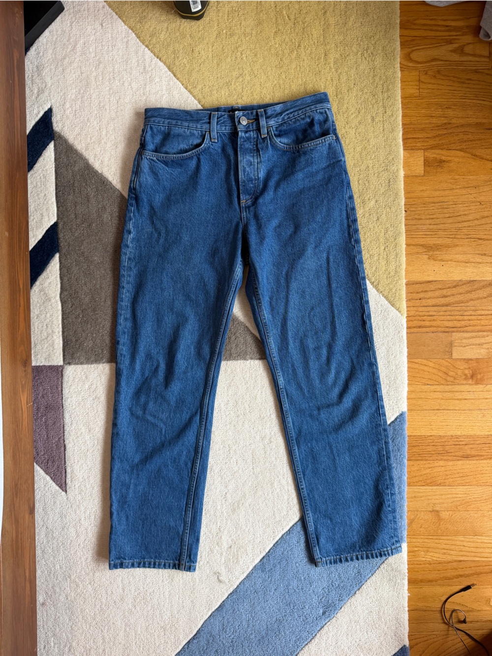 Asket Loose Fit Jeans Mid-Wash 29W/30L
